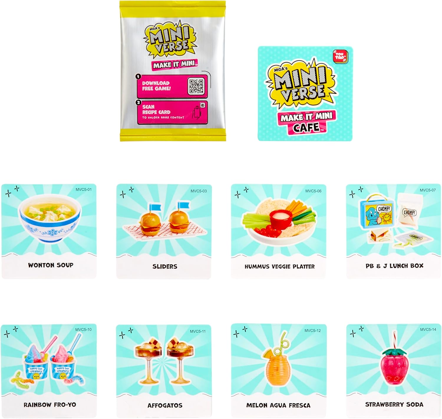 Tiny candies in a colorful box