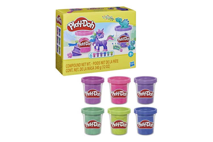 Colorful Play-Doh compound set