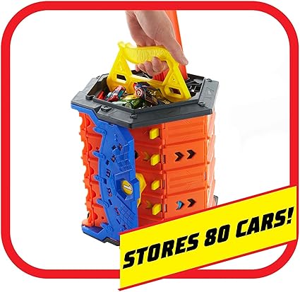 صندوق تخزين سيارات Hot Wheels المستقرة