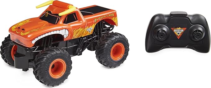 Awesome orange monster truck for fun