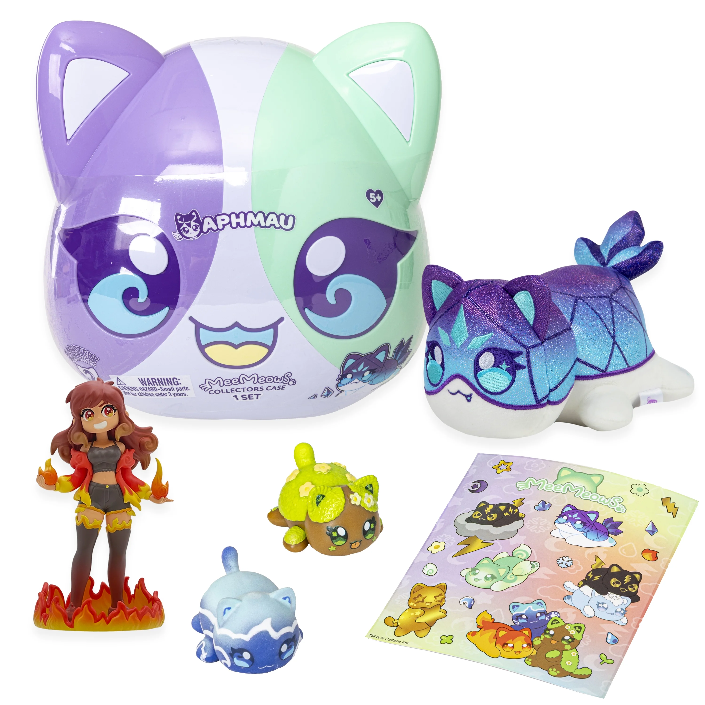 صندوق بلاستيكي بأشكال حيوانات كرتونية ملونة