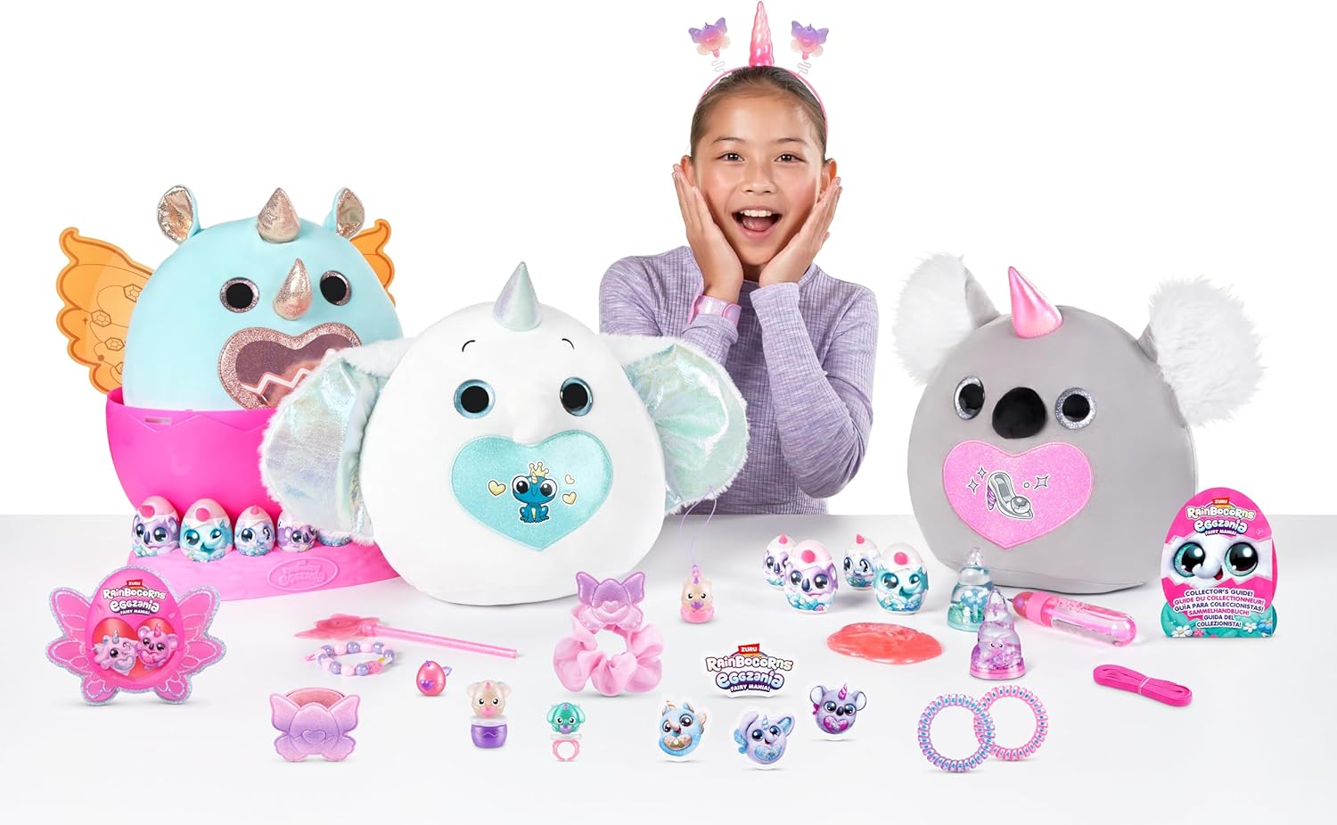 Assortment of unicorn-themed accessories