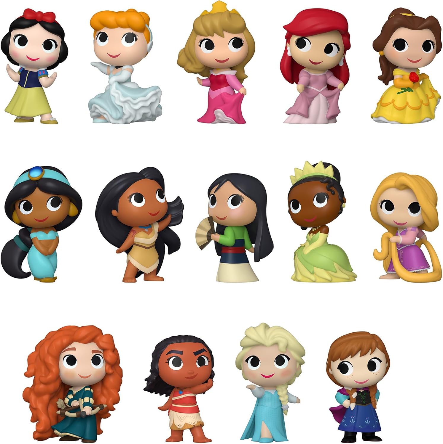 Two Disney Princess figurines