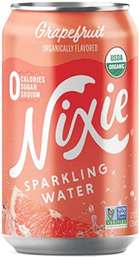 Can of grapefruit flavored sparkling water