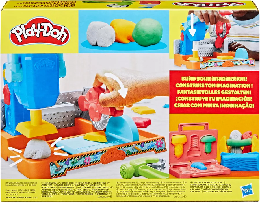 African child playing with Play-Doh toys