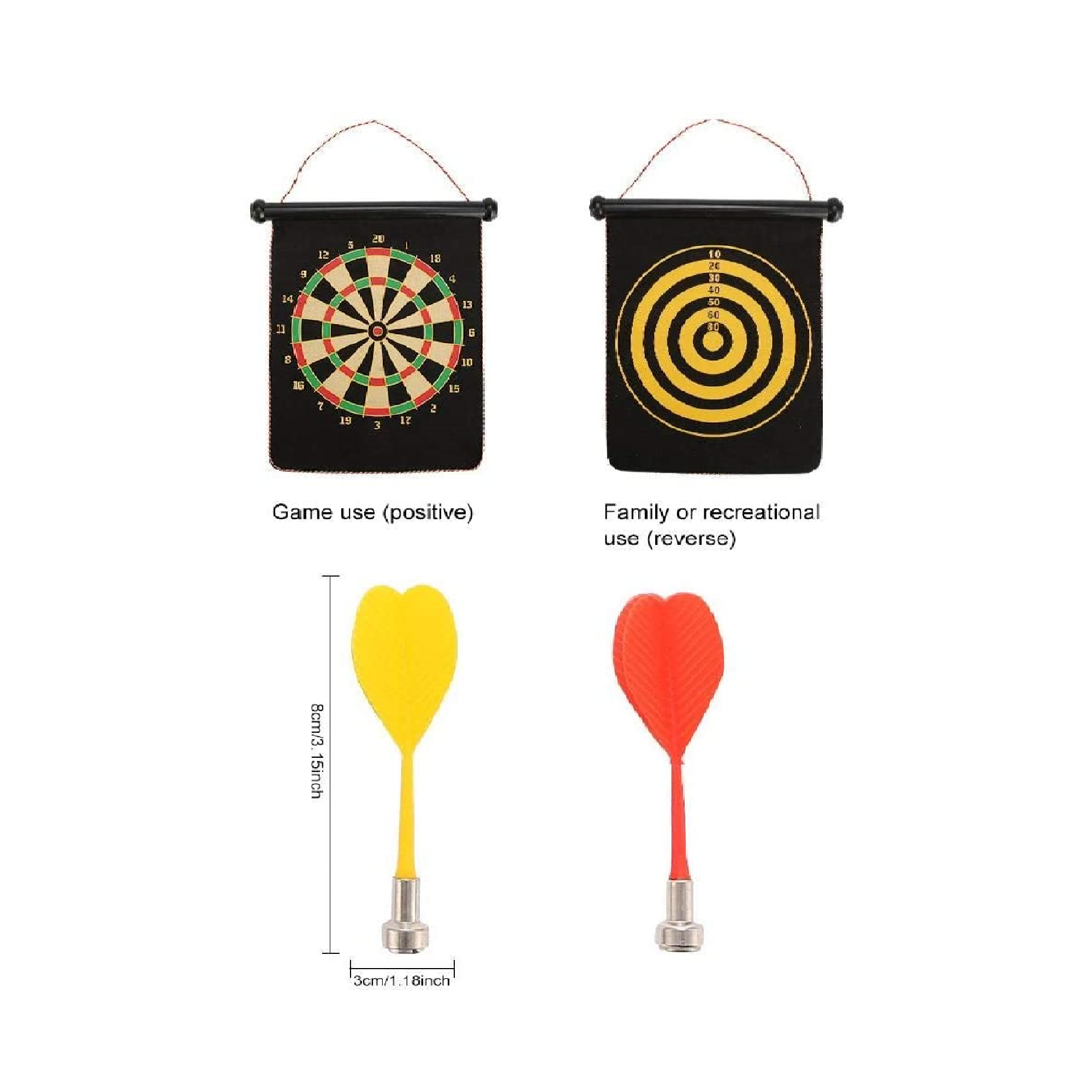 Dartboard game suitable for family entertainment