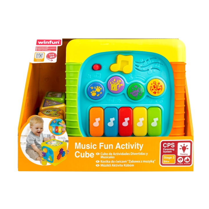 Music fun activity cube model