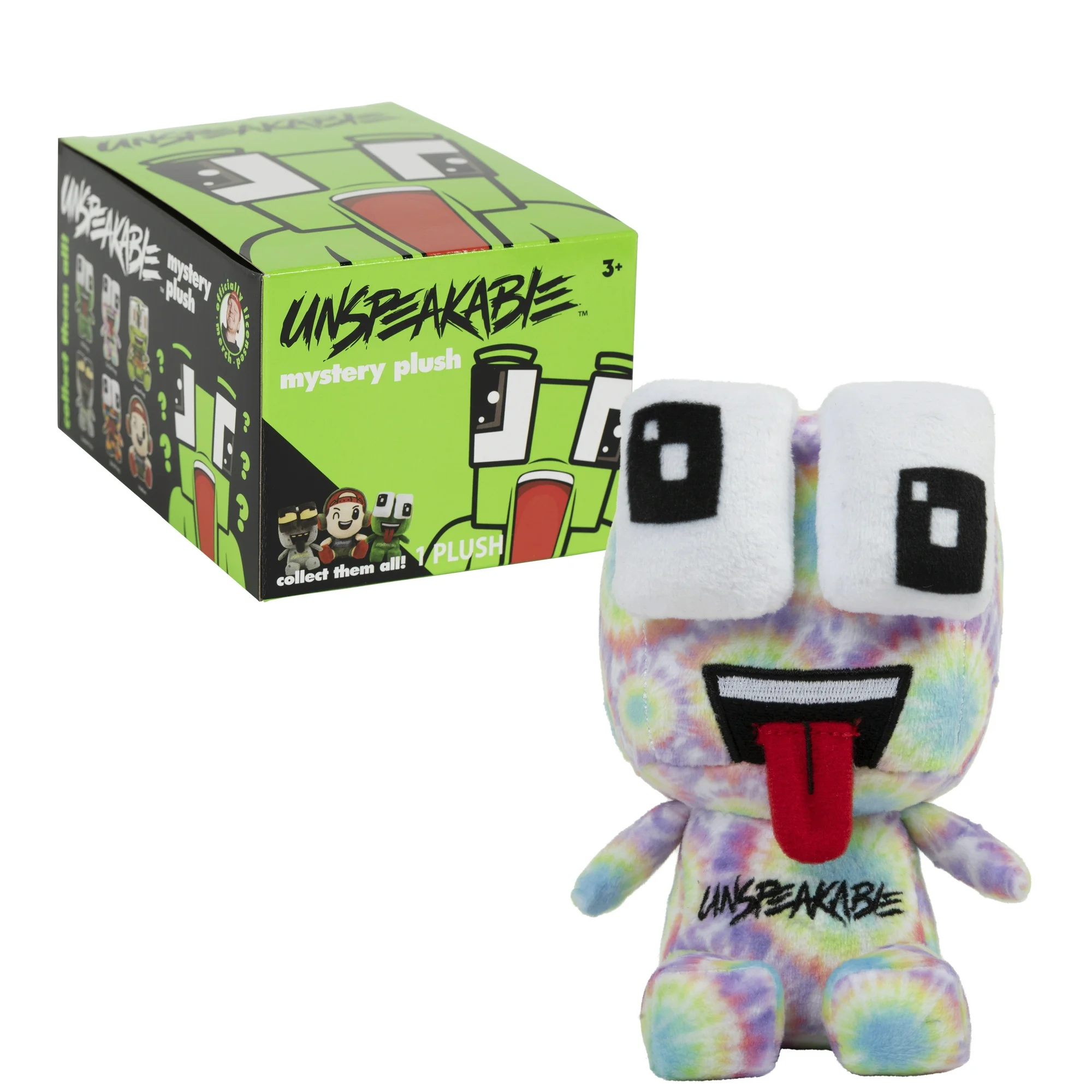 Colorful geometric plush toy