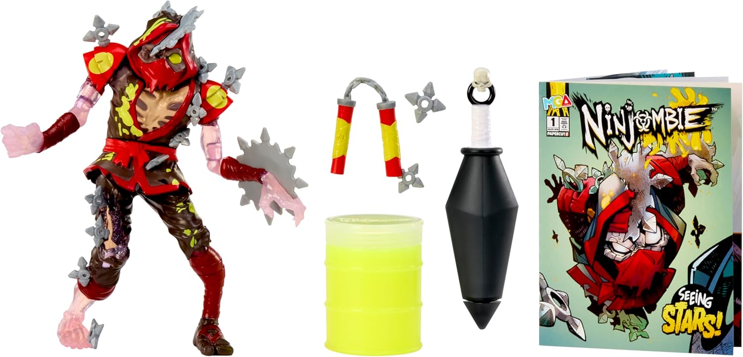 Ninjombie Action Figure Grave Spin