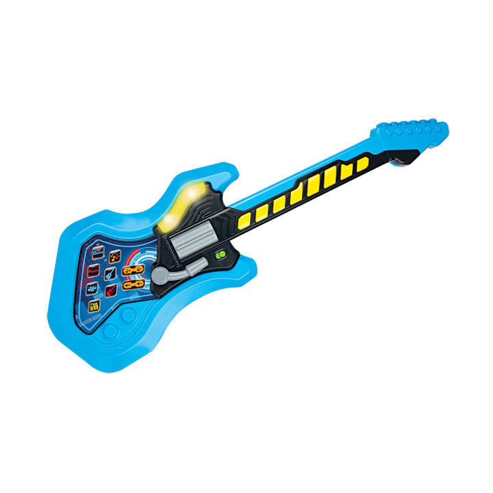 Colored electric toy guitar