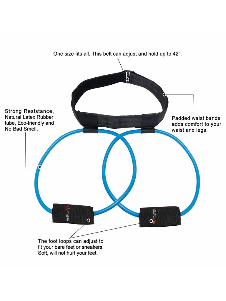Multi-color exercise band for pain relief and rehabilitation