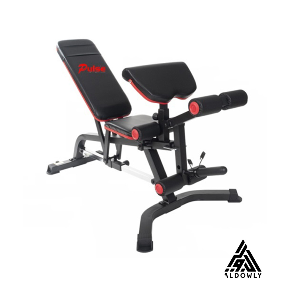Aldowly MS6102 adjustable folding dumbbell bench for strength training