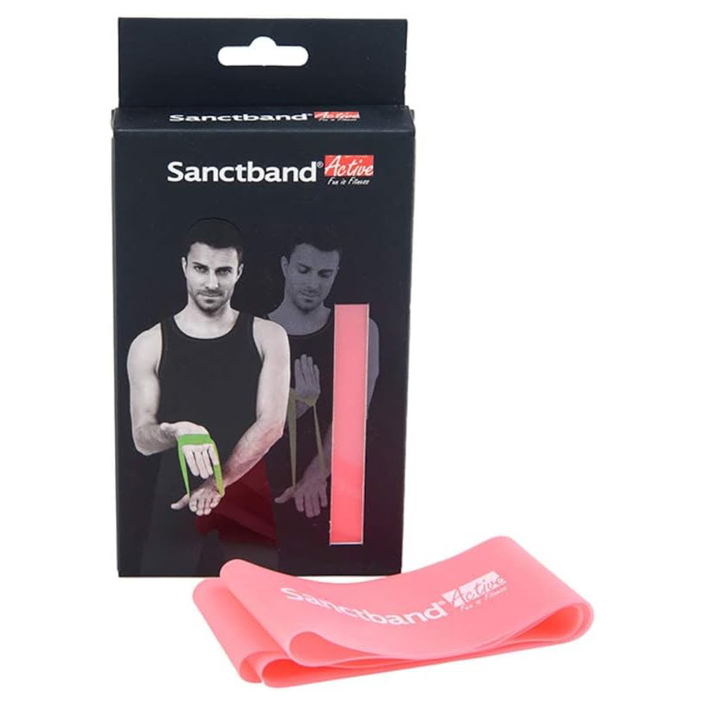 شريط مقاومة دائري خفيف SanctBand باللون الوردي