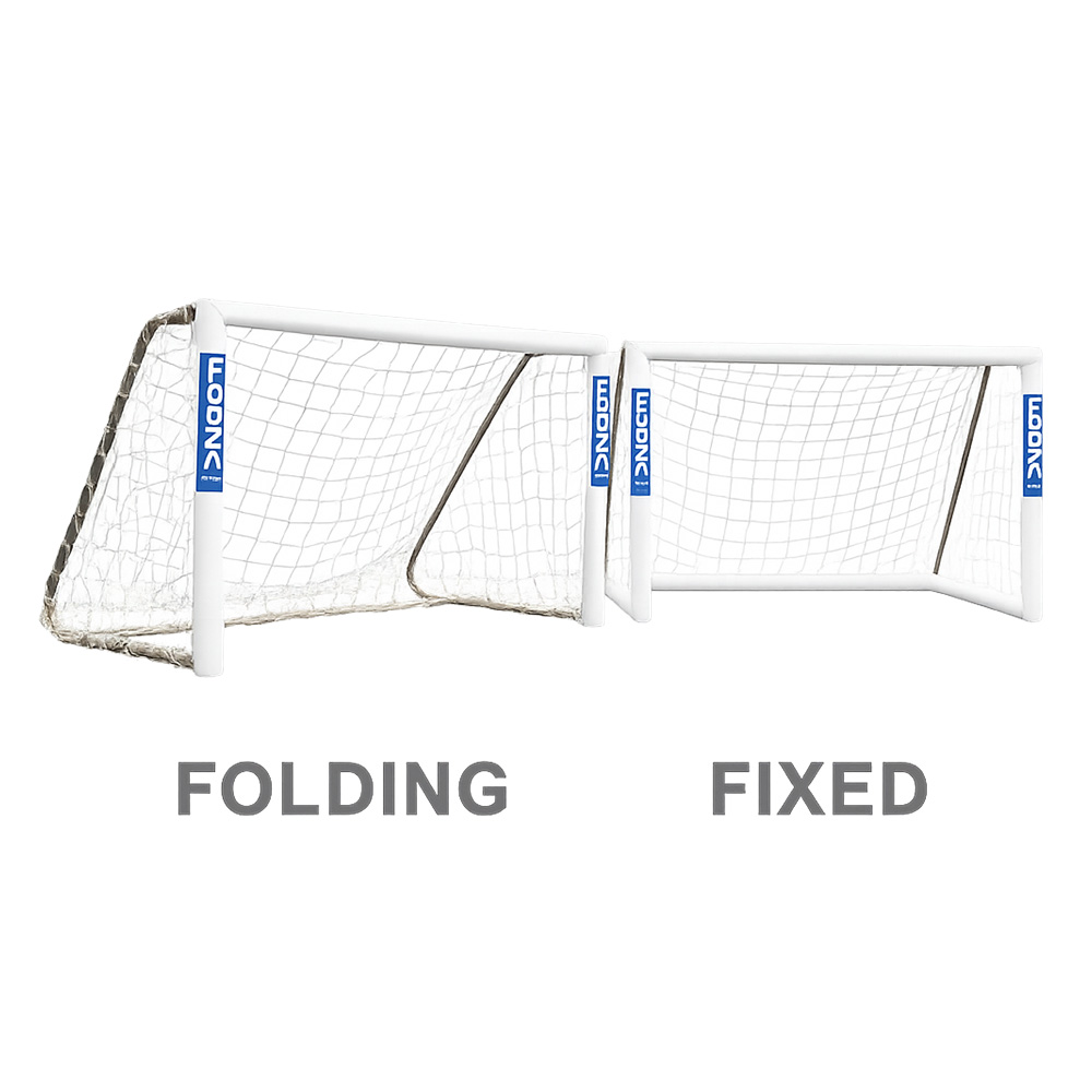 Professional football training goal with durable net
