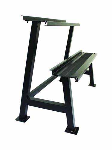 2-tier kettlebell rack for gym kettlebell storage