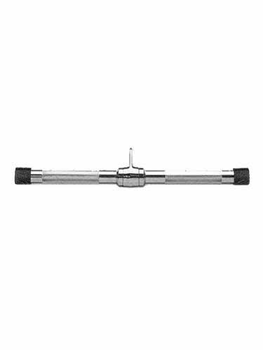 Compact gym bar for arm and shoulder cable workouts