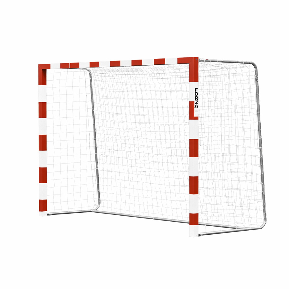 FORZA aluminium futsal goal 3m x 2m red striped