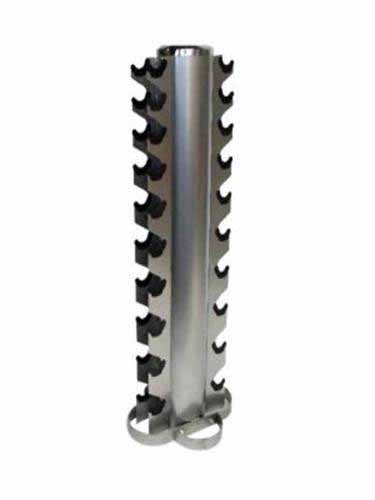 Chrome dumbbell storage rack for 10 pairs from 1kg to 10kg