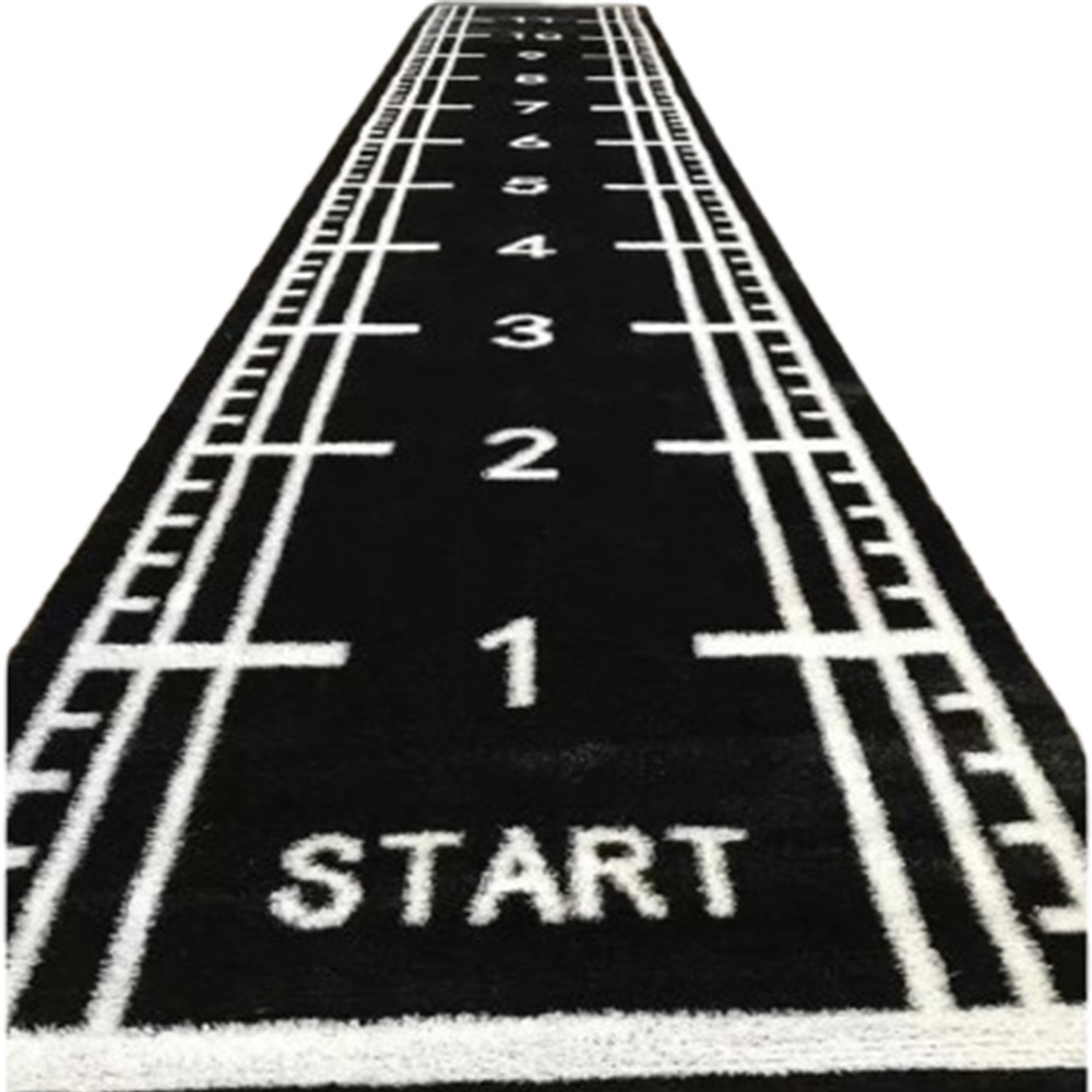 Artificial turf sprint track for gyms