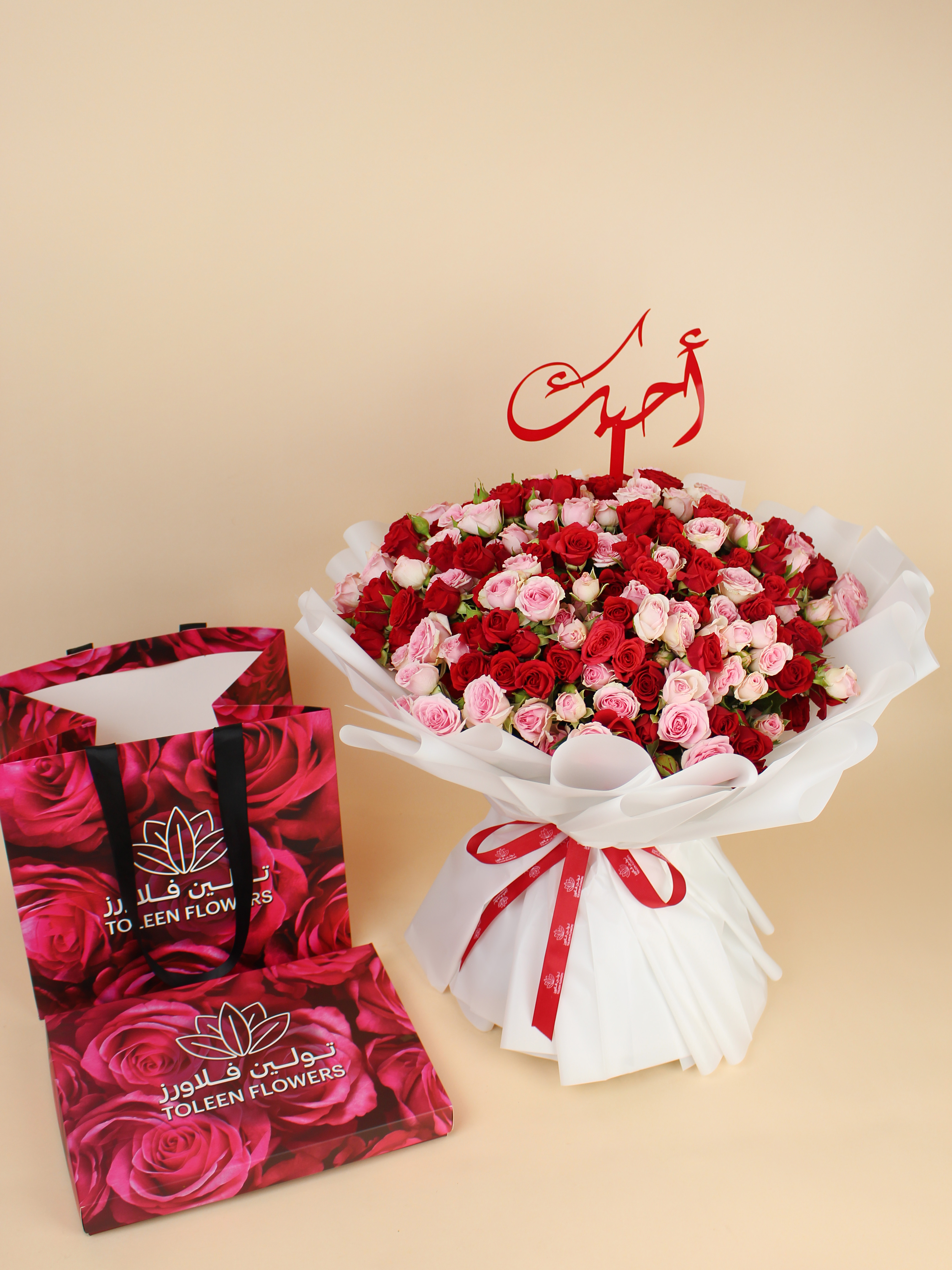  باقة ورد طبيعي 