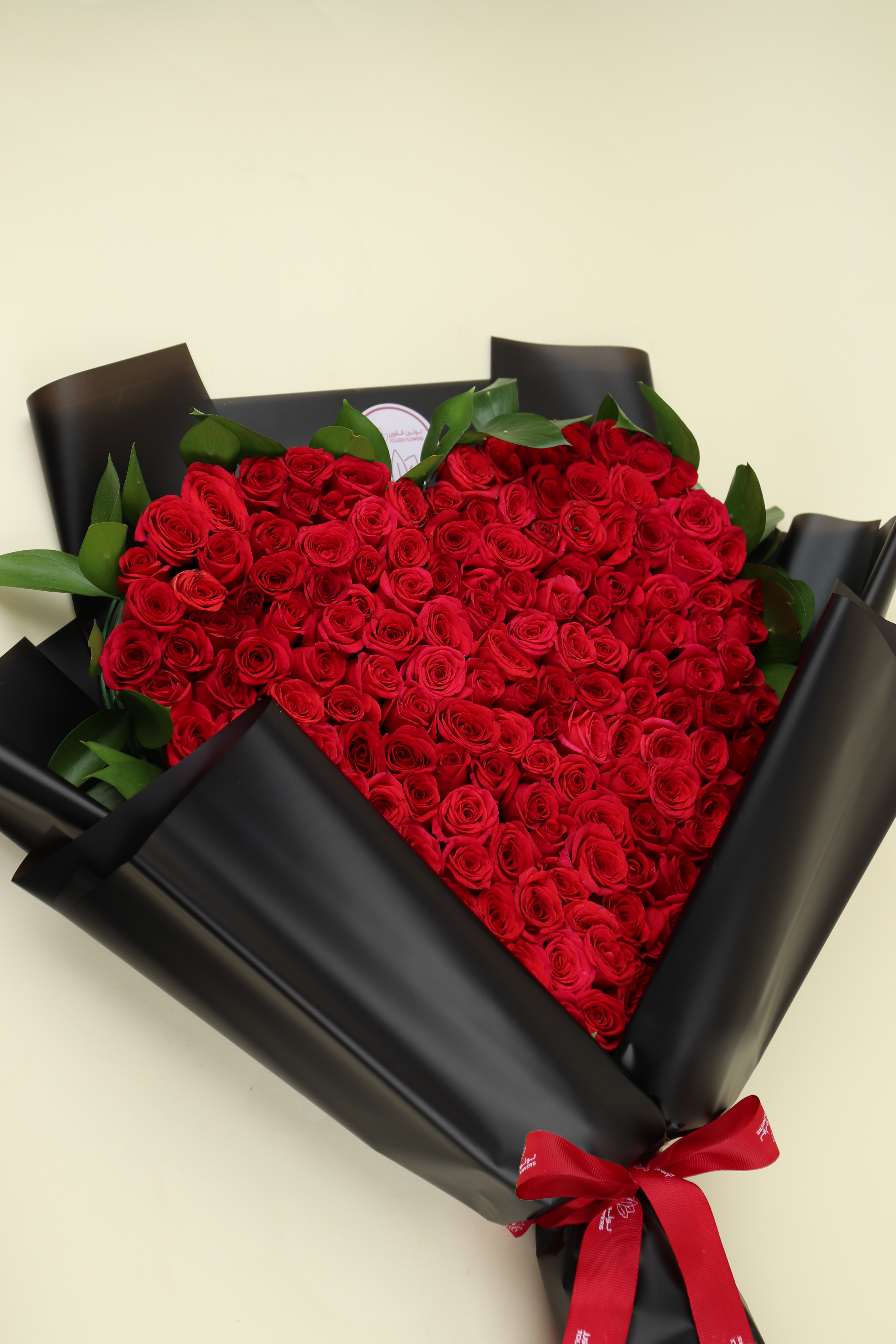  Red heart with black packaging 