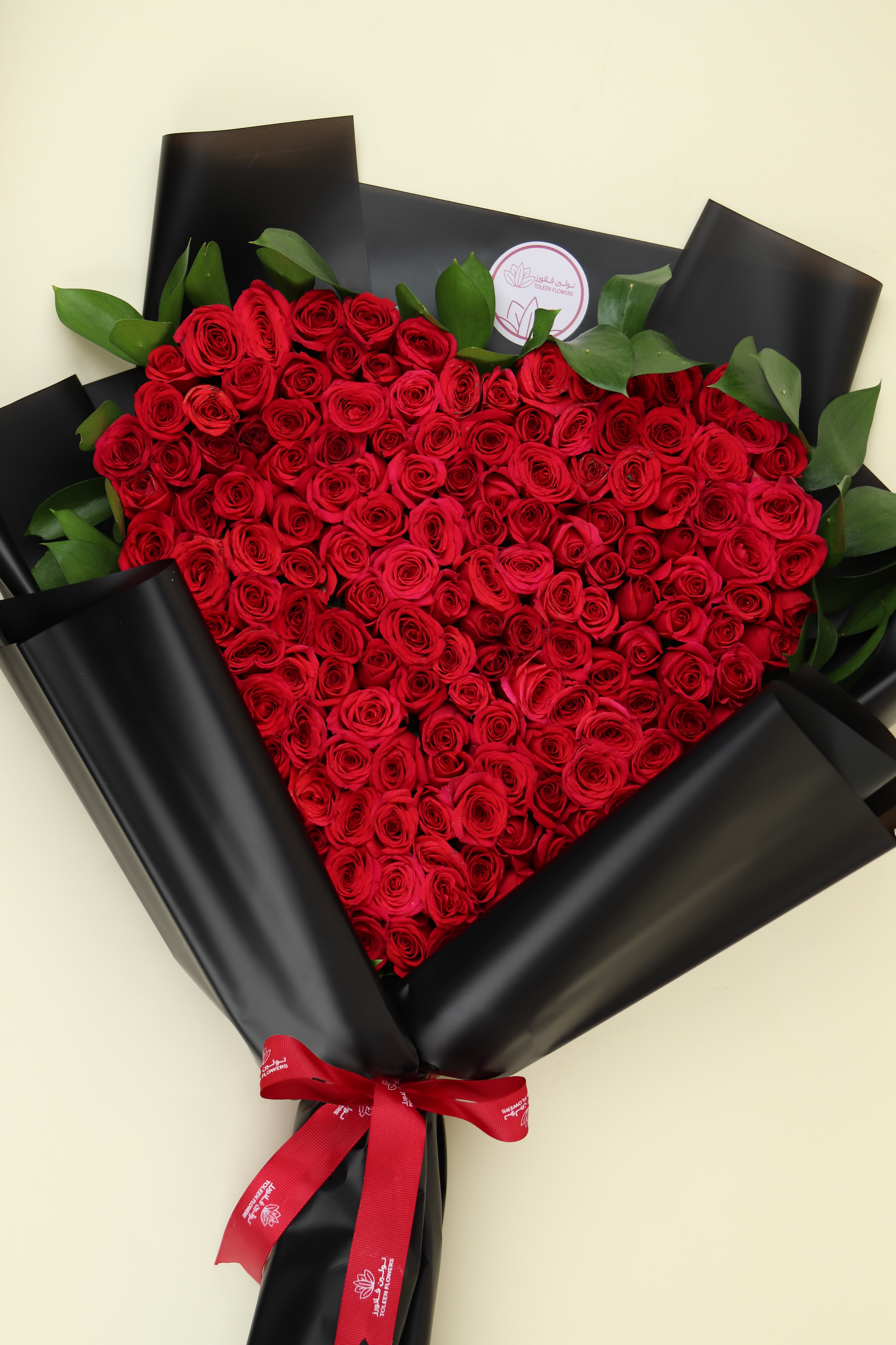  Red heart with black packaging 