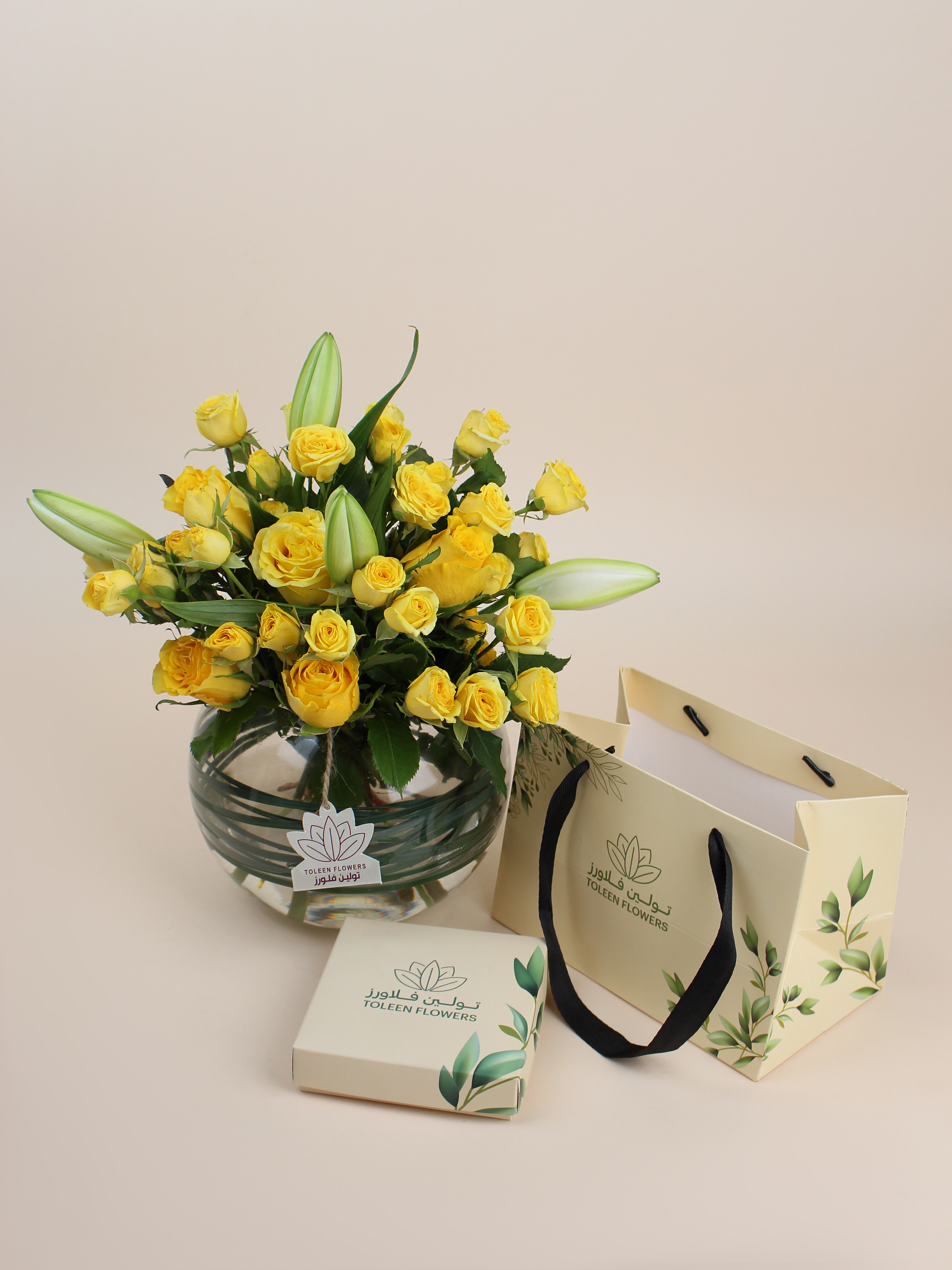  Daytime fragrant flower vase and Tulin luxury chocolates 
