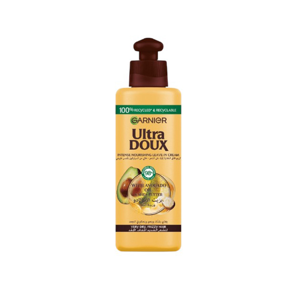  Garnier Ultra Doux Avocado Oil and Shea Butter Leave In Cream - 200ml 