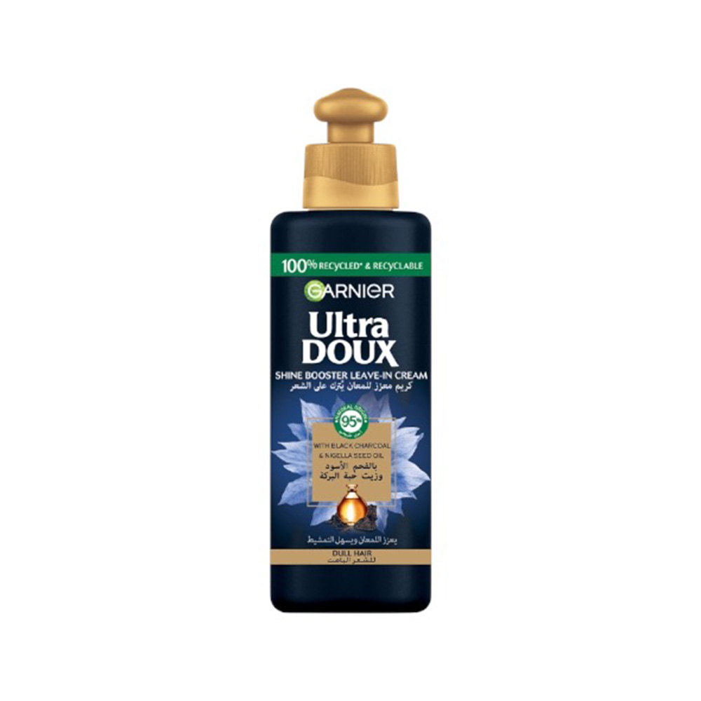  Garnier Ultra Doux Black Charcol & Nigell Seed Oil Leave-In Cream - 200ml 