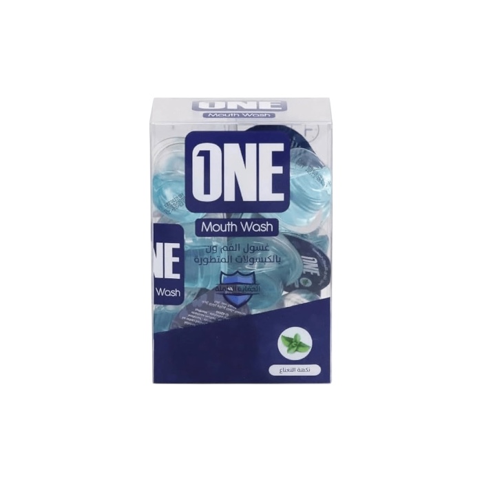  One Mouthwash Capsules in Mint Flavor - 20 Capsules x15ml 