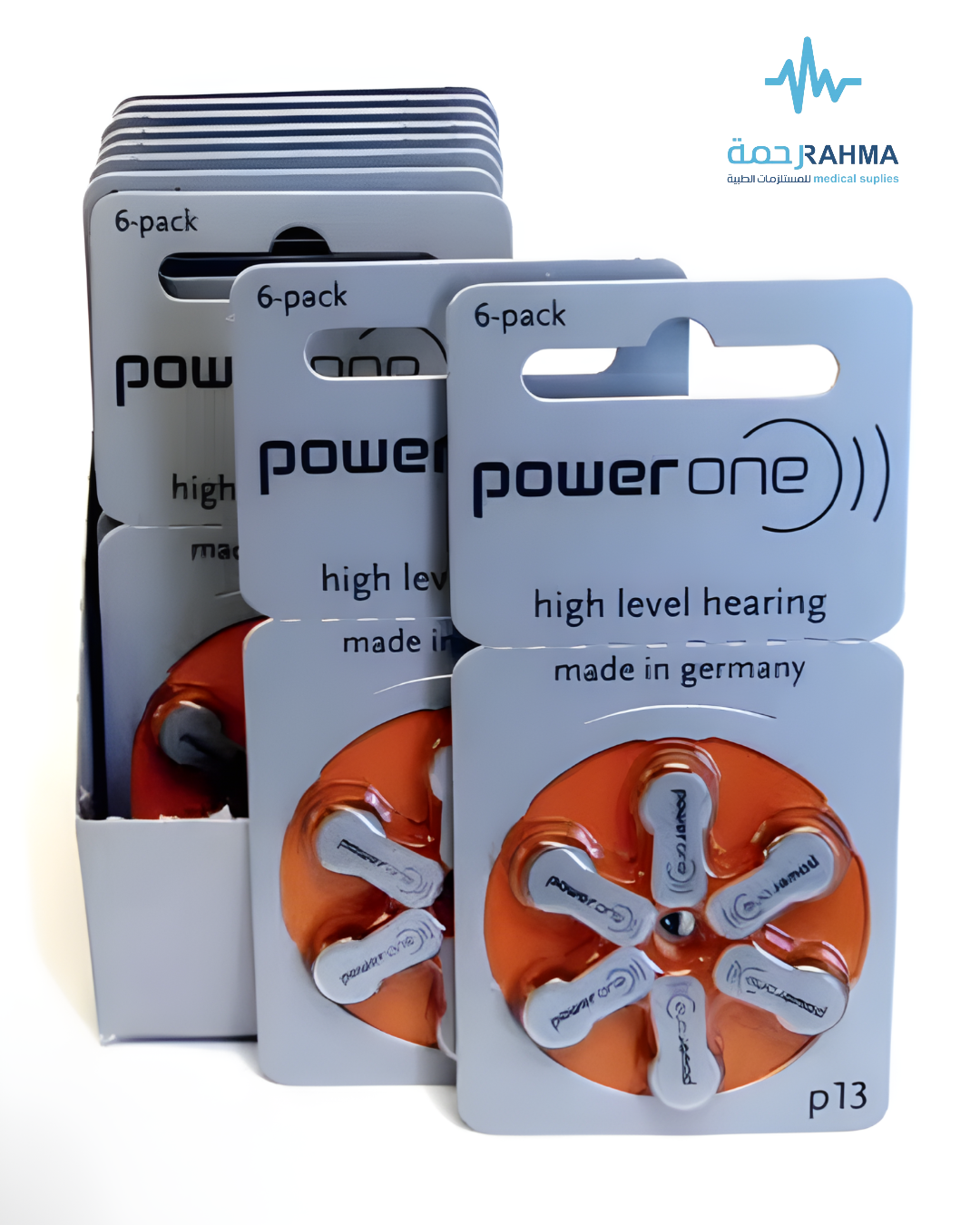 عبوات بطاريات Powerone لسماعات الأذن