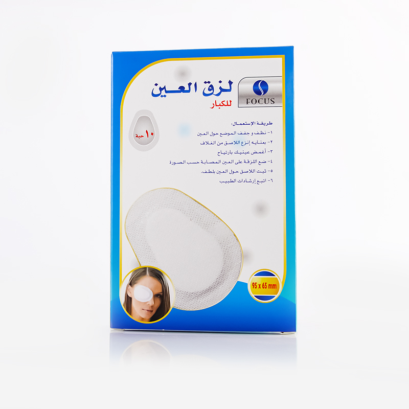 صورة مقربة لعبوة لاصقة للعين من فوكس للكبار