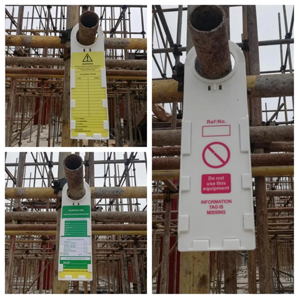 Hi-TEX Waterproof and Sun-Resistant Scaffolding Safety Inspection Card