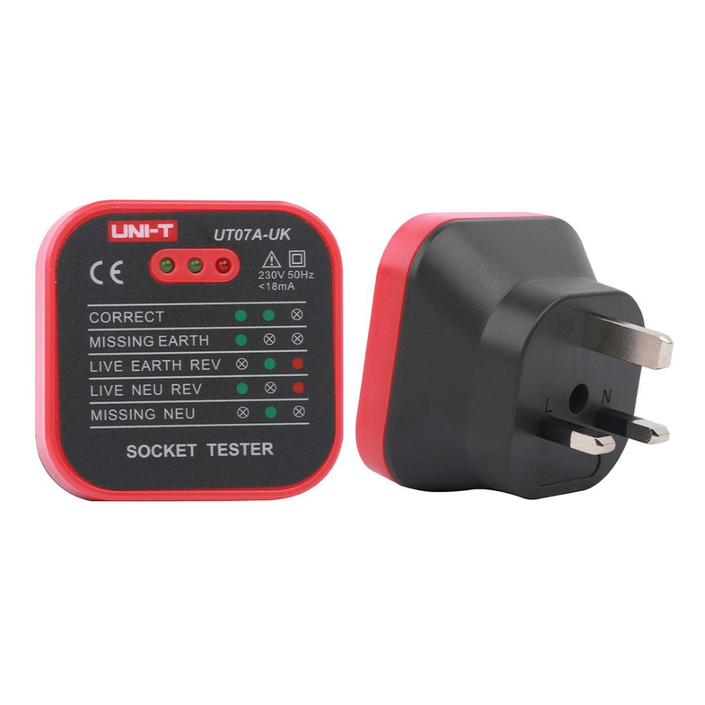 Electrical Plug and Socket Tester | UT07A-UK