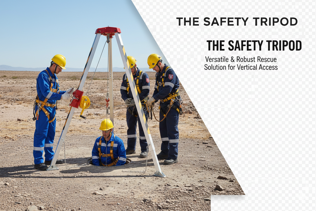حامل إنقاذ ثلاثي القوائم 20 متر من B-SAFE