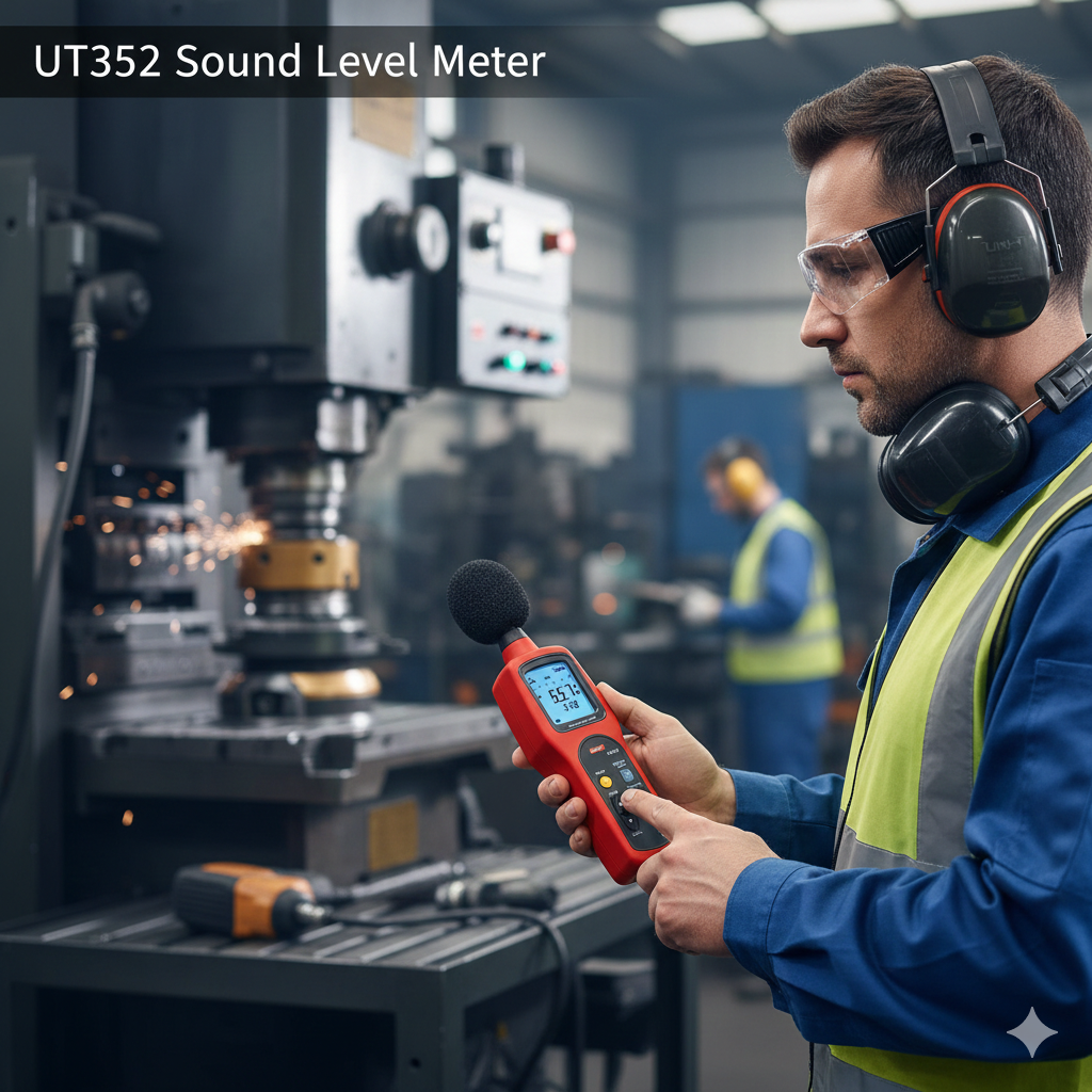 جهاز قياس شدة الصوت والضوضاء بدقة عالية | UT352