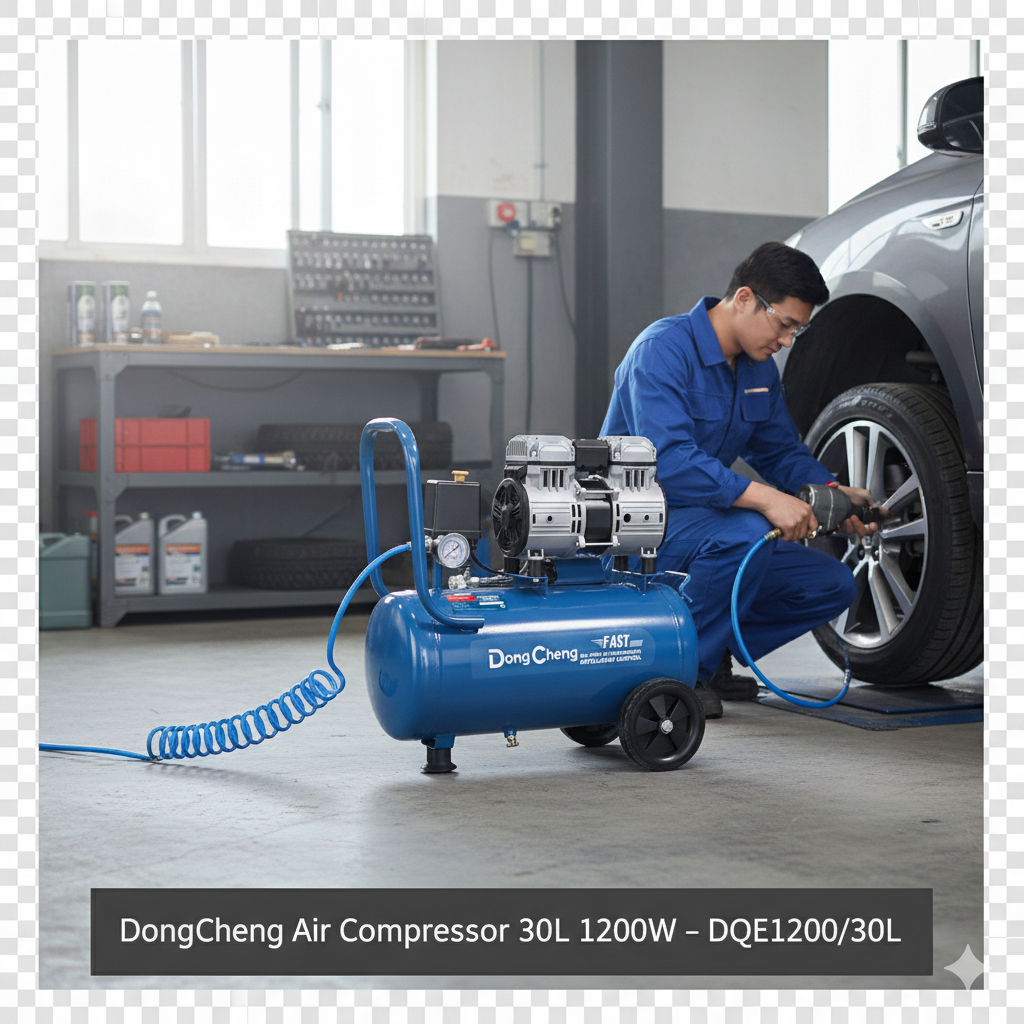 DongCheng Air Compressor 30L 1200W – DQE1200/30L