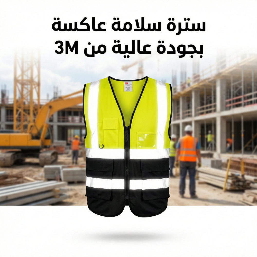 سترة سلامة عاكسة بجودة عالية من 3M