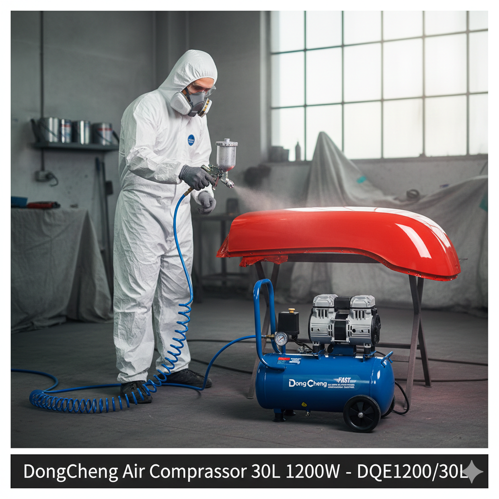 DongCheng Air Compressor 30L 1200W – DQE1200/30L