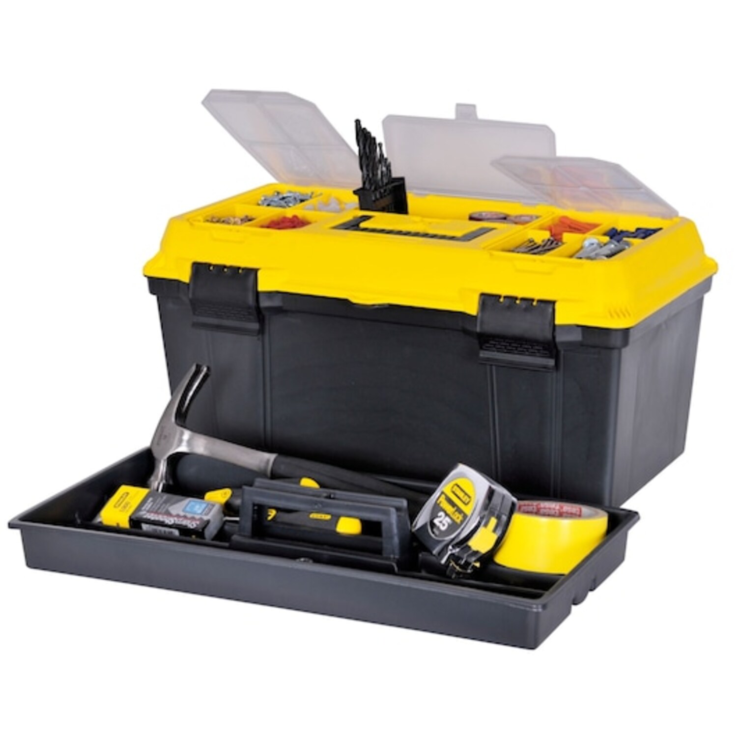 家具・インテリア TOOL BOX Stanley 1-71-951 22-Inch Plastic Toolbox, Durable and Convenient