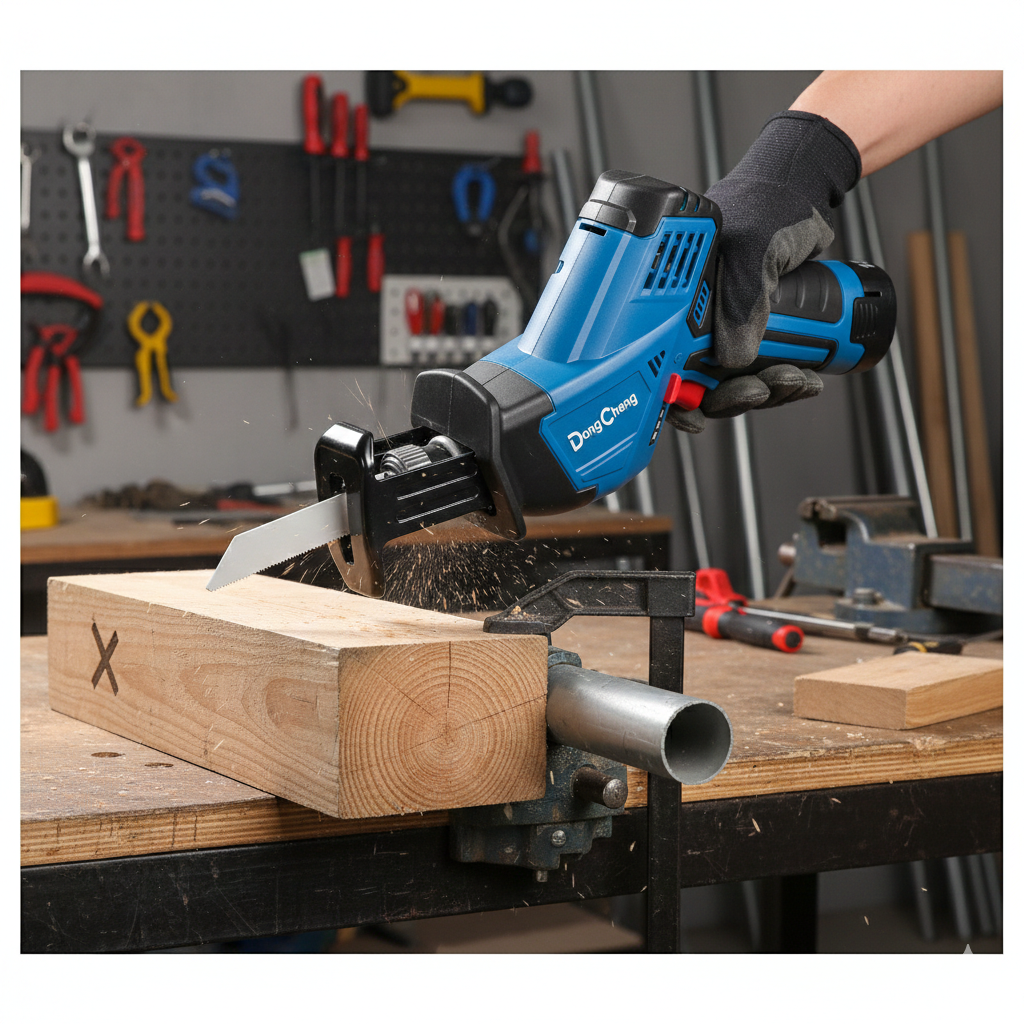 DongCheng 12V 2.0Ah Cordless Multi-Purpose Reciprocating Saw - DCJF15