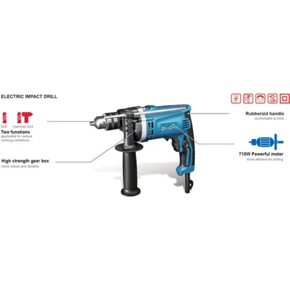 Dongshong DZJ16 16mm 710W Electric Hammer Drill