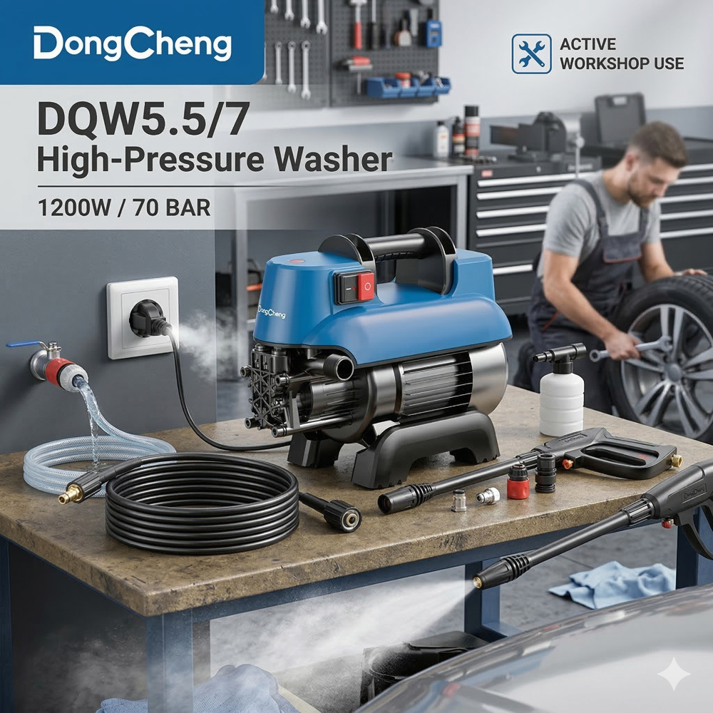 جهاز غسيل الضغط العالي 70 بار 1200 وات من دونج شونج - DQW5.5/7