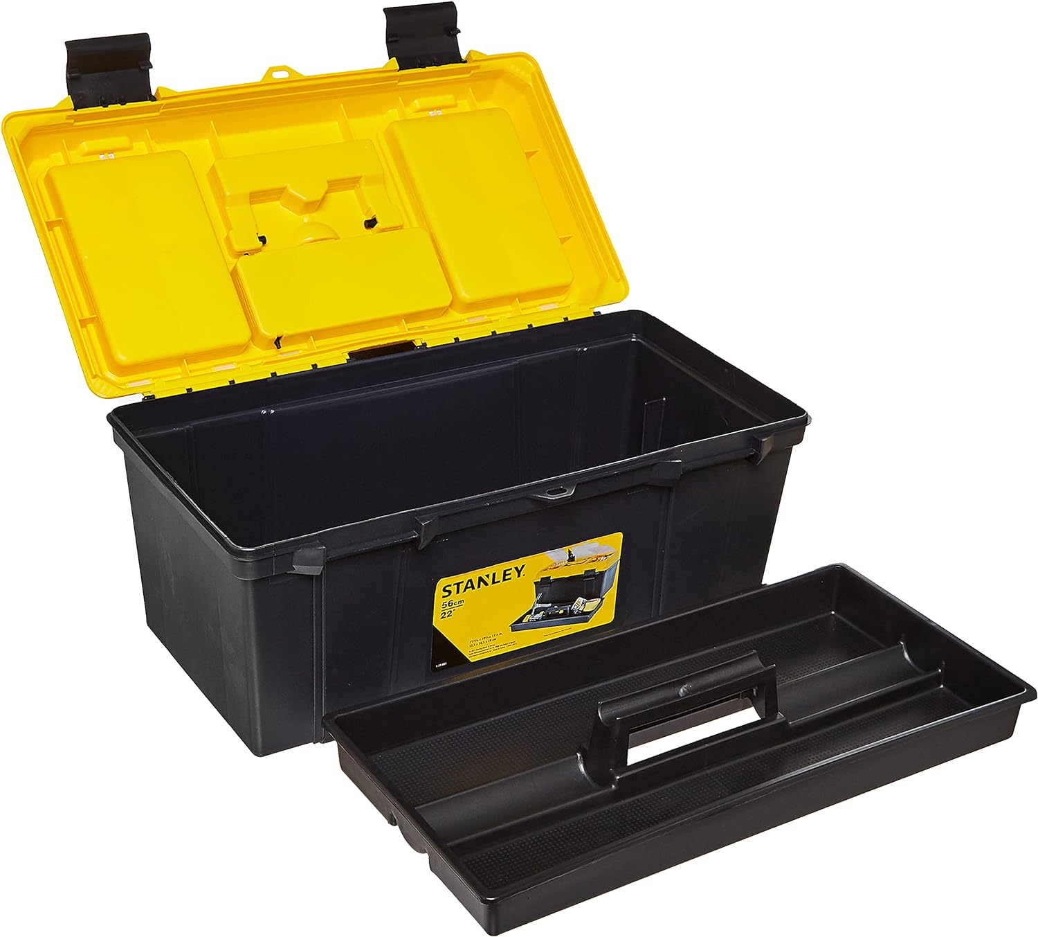 Stanley 1-71-951 22-Inch Plastic Toolbox, Durable and Convenient