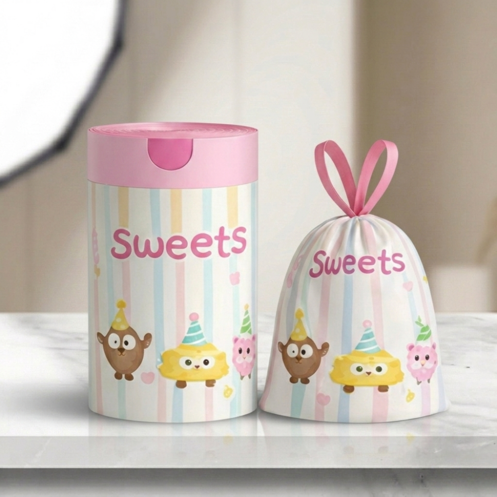  أكياس نفايات صغيرة برسومات | Graphic Mini Trash Bags 