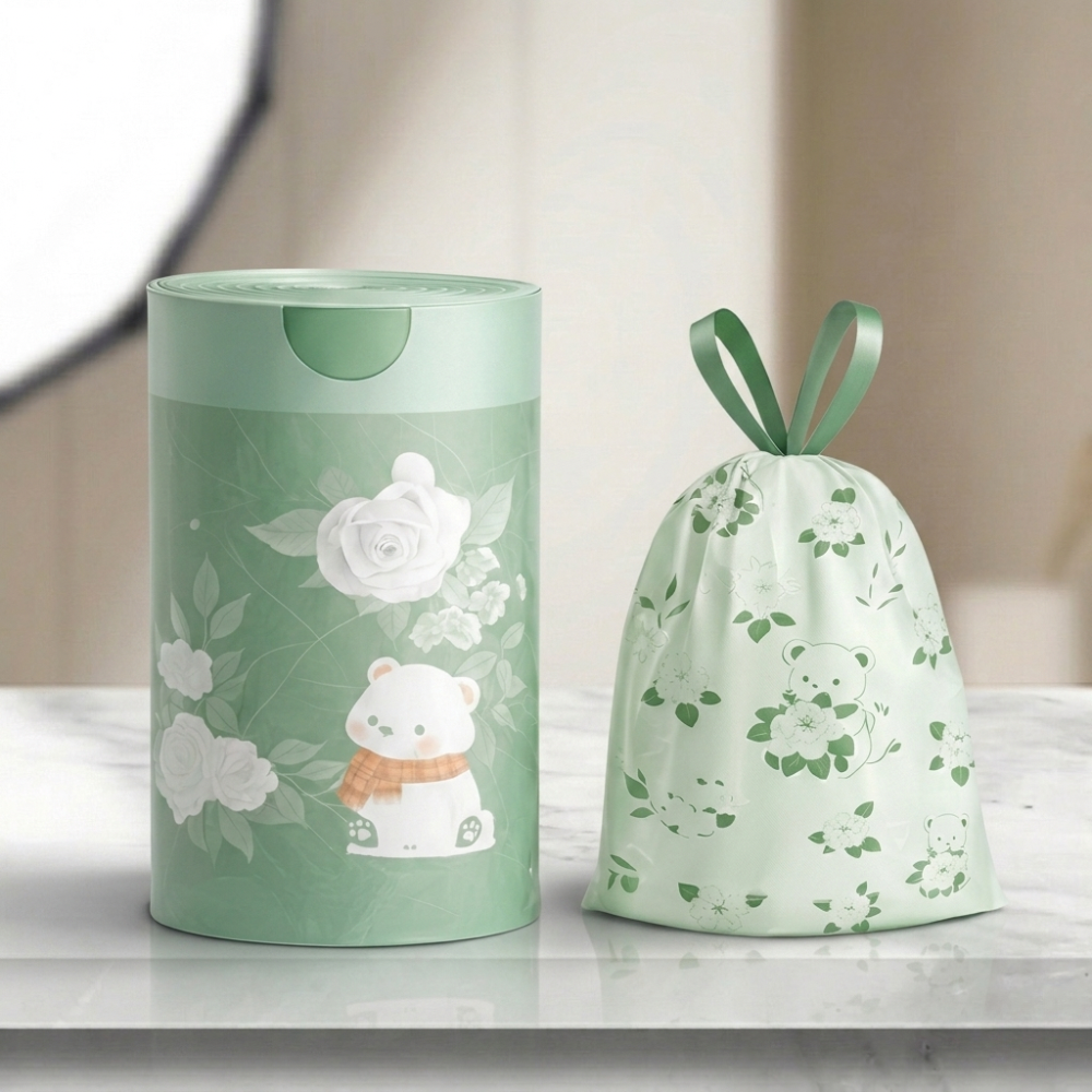  أكياس نفايات صغيرة بنقوش زخرفية | Patterned Mini Trash Bag 