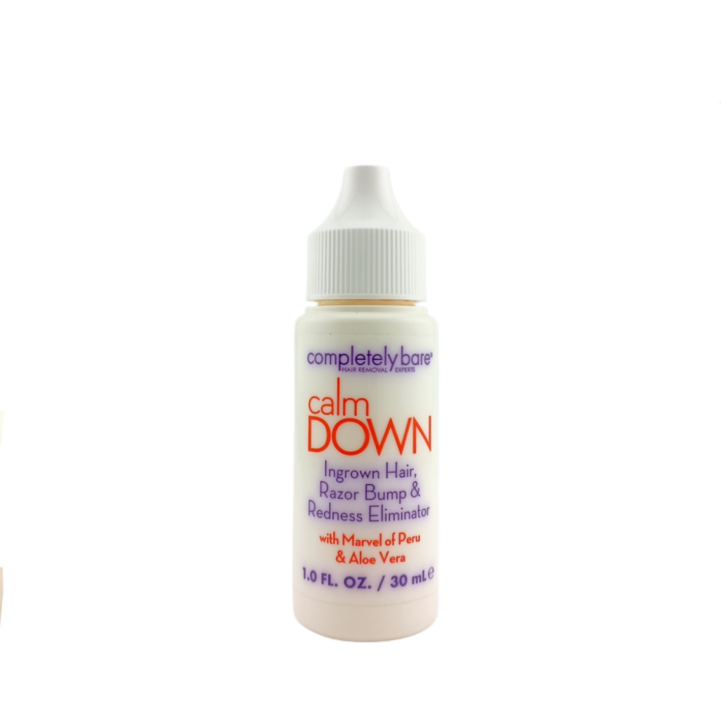  Completely Bare - Calm Down Ingrown Hair, Razor Bump & Redness Eliminator - 30ml 
