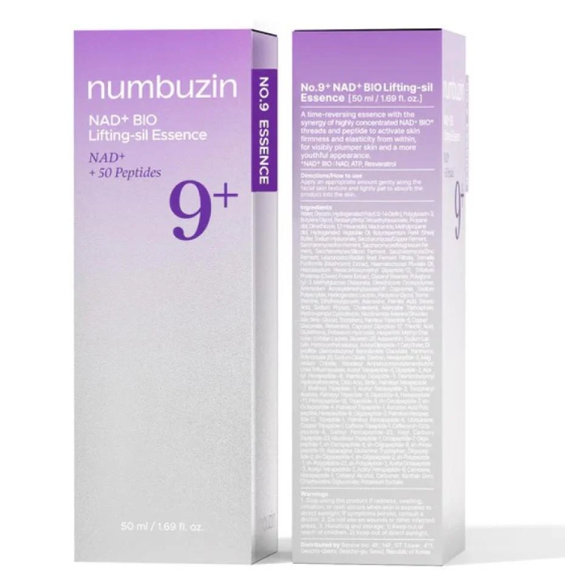  سیروم اسینس مضاد للشیخوخة بخلاصة البیبتیدات NAD من + 9 نومبوزین - 50 مل 