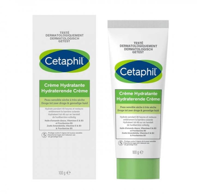 Cetaphil Moisturizing Cream for Dry and Sensitive Skin - 100g