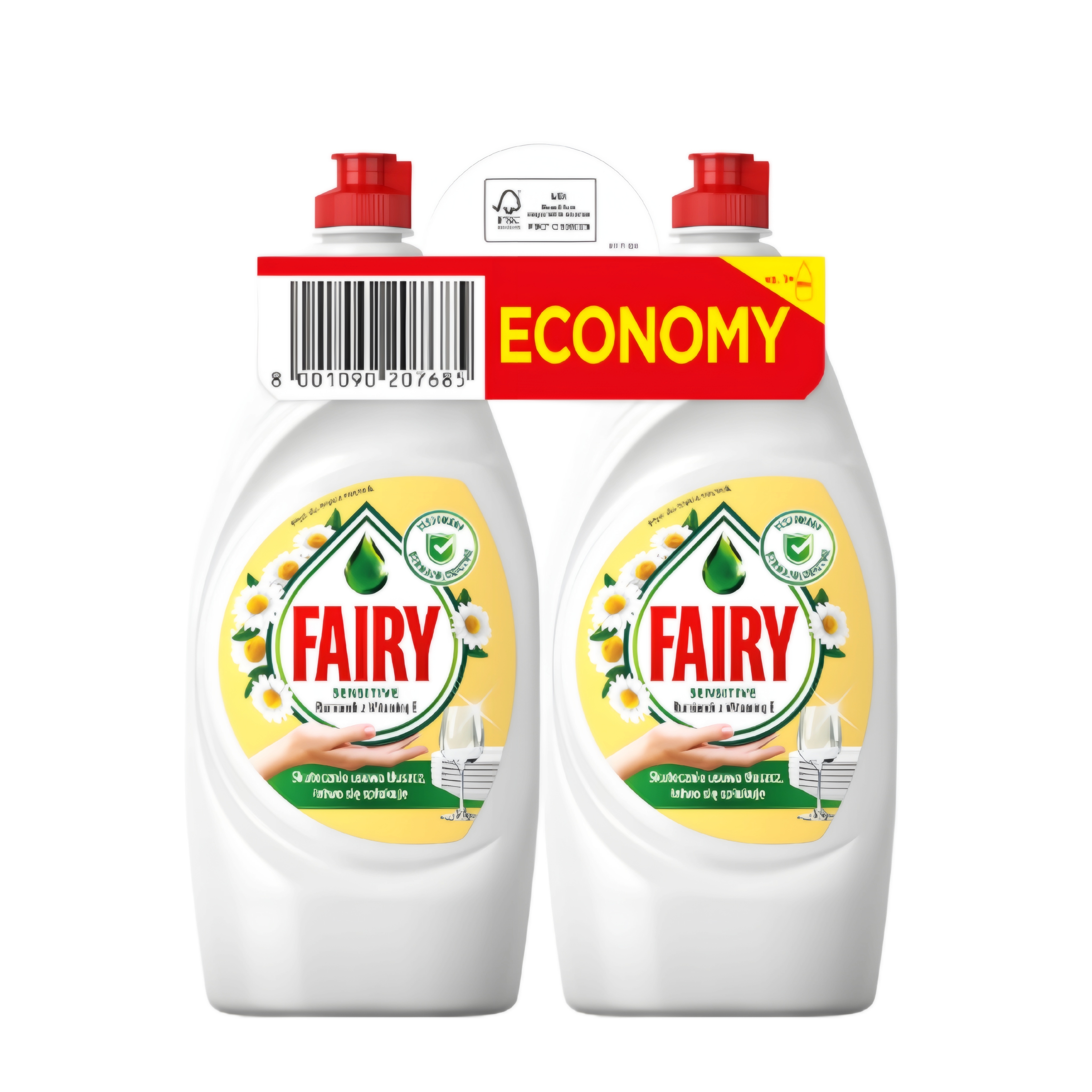  Fairy Dishwashing Liquid 900 ml, 2 pieces 